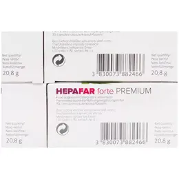 Sensilab Hepafar Forte Premium Lot de 4 x 30 capsules