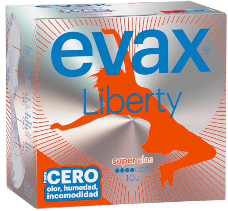 Evax Liberty Super Compresses avec Ailes 10 unités