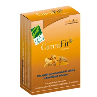 100% Natural Curcufit 30 Cápsulas