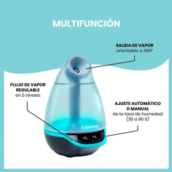 Babymoov Humidificador silencioso con vapor frío Hygro · Babymoov