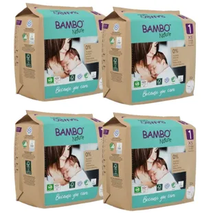 Bambo Nature Diapers T1 (2-4 Kg) 4x22 pcs