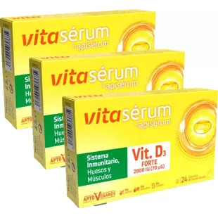 Apiserum Vitasérum Vitamin D3 Forte 3x24 Capsules
