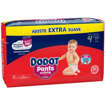 Dodot Pañales Bebé Pants Talla 4 (9-15 kg), 198 Pañales, Pañal-Braguita con  Ajuste 360° Anti-Fugas, Pack Mensual : : Bebé