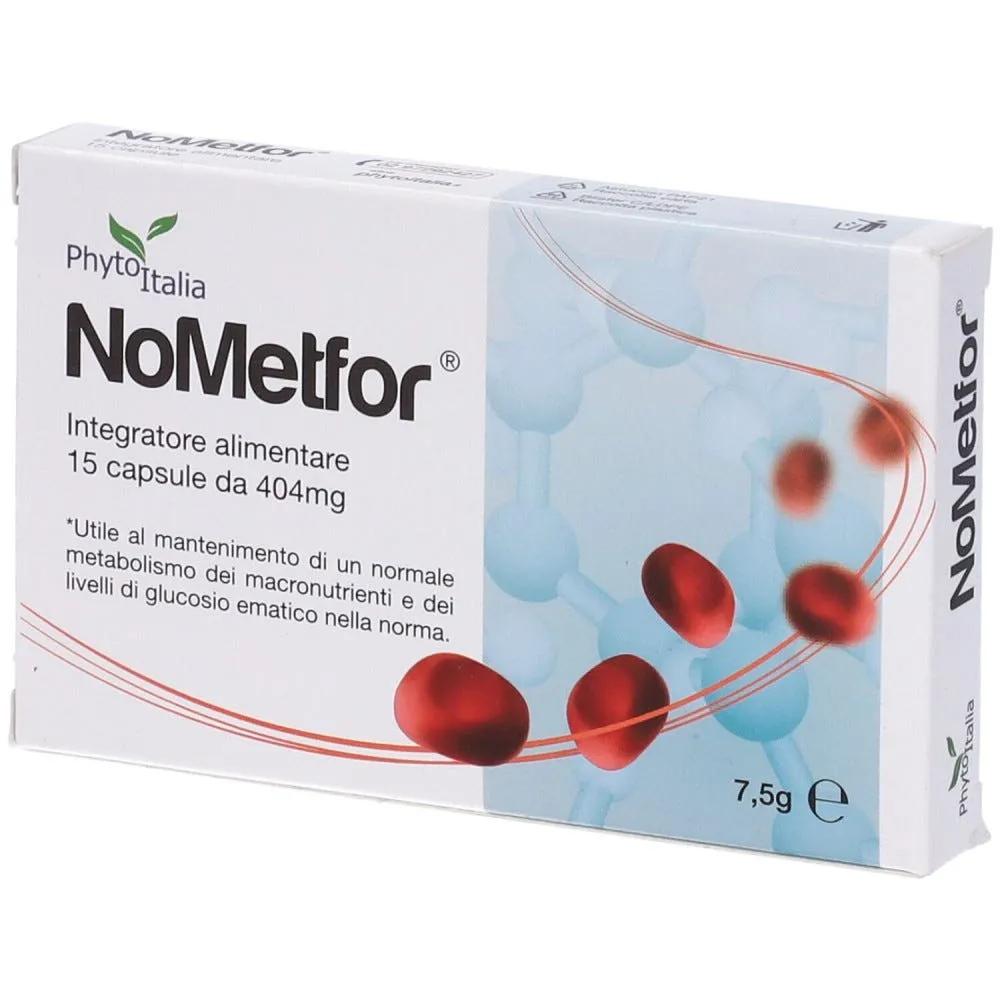 Nometfor Integratore Supporto Metabolismo Macronutrienti 15 capsule