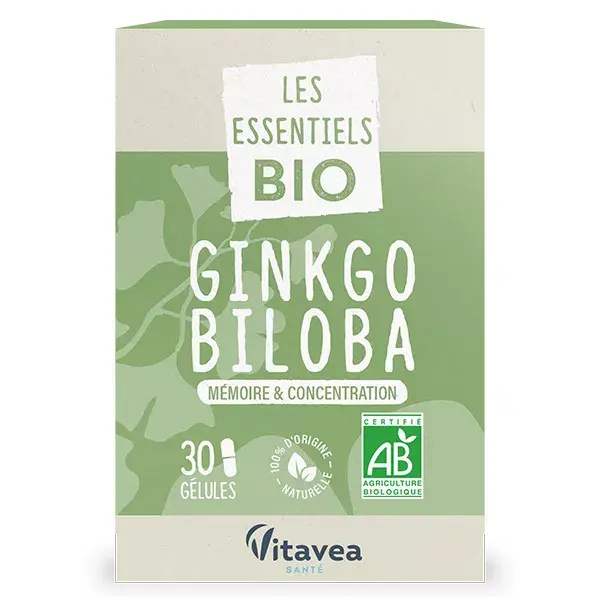 Nutrisanté Les Nutri'Sentiels Bio Ginkgo 30 capsules