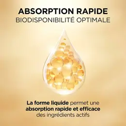 Lashilé Beauty Shots Collagène 5000 mg Action Anti-âge Collagène marin type 1 et 3, Zinc 14 shots