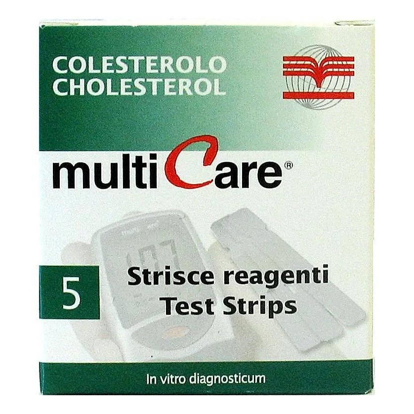 Multicare IN Colesterolo 5 Strisce Reattive