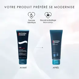 Biotherm Homme T-Pur Gel Nettoyant Visage Détoxifiant & Exfoliant Au Zinc 125ml