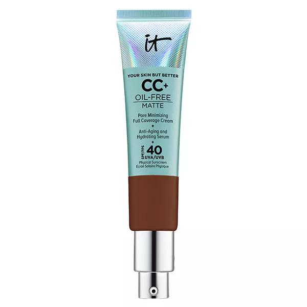 IT Cosmetics Fond de Teint Your Skin But Better CC+ Oil Free Matte Crema Correttrice Mate SPF40 Deep 32ml
