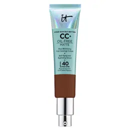 IT Cosmetics Fond de Teint Your Skin But Better CC+ Oil Free Matte Crème Correctrice Mate SPF40 Deep 32ml