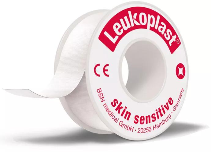 Leukoplast Skin Sensitive Esparadrapo 2,5 cm x 2,6 m