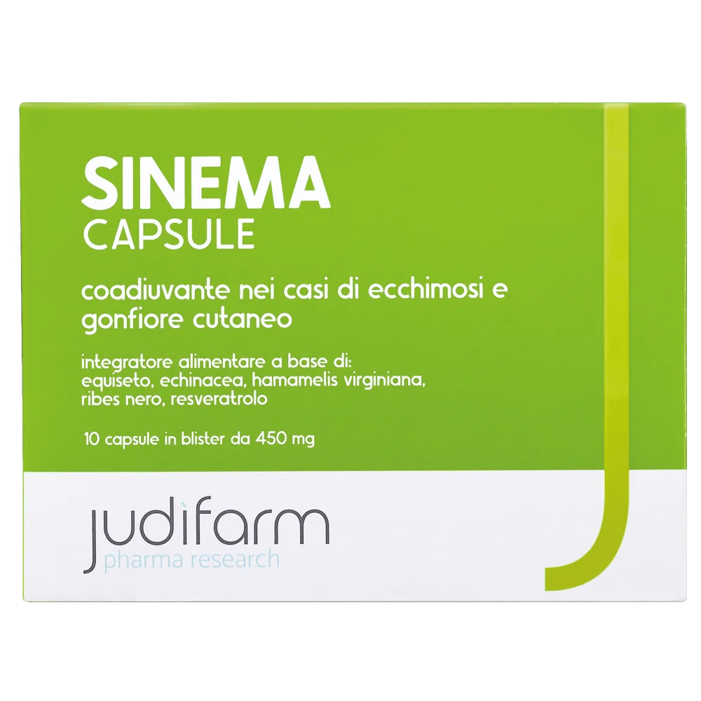 Sinema Capsule Integratore Gonfiore Cutaneo e Lividi 8 Capsule