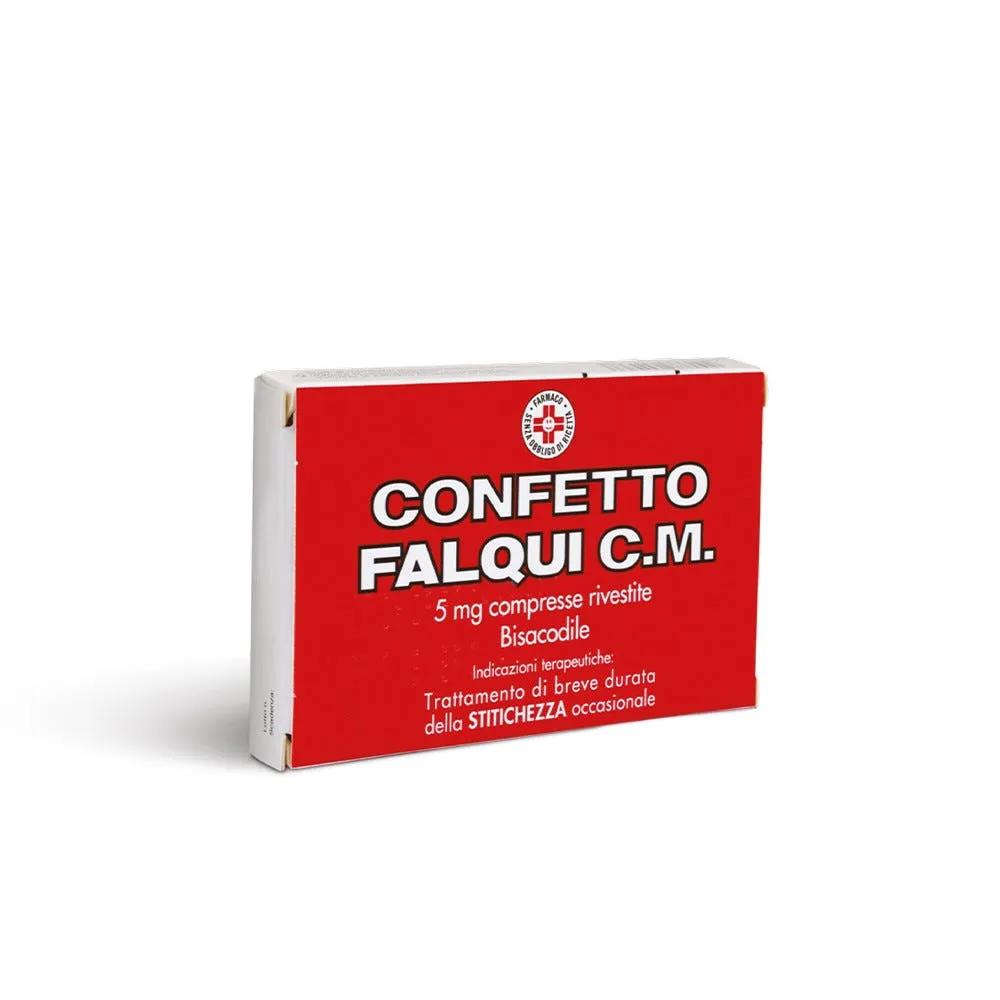 Confetto Falqui C.M. 5 mg Bisacodile Stitichezza 20 Compresse