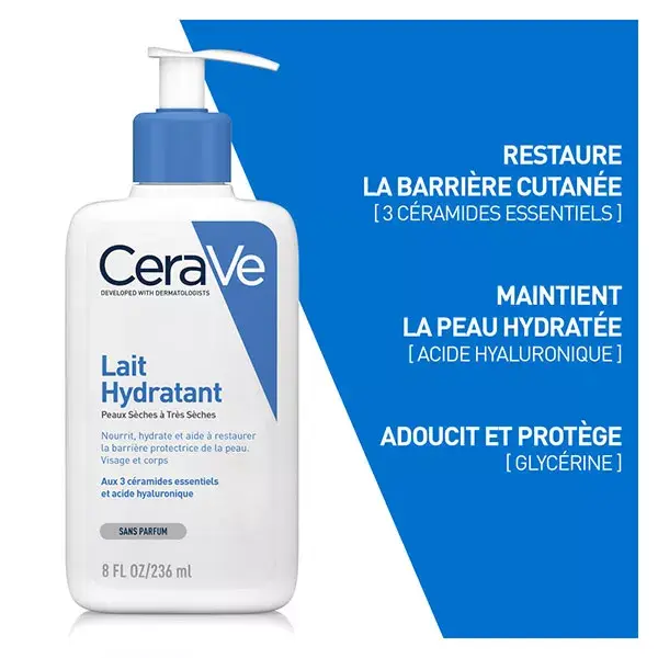 CeraVe Lait Hydratant Visage Corps 2x473ml