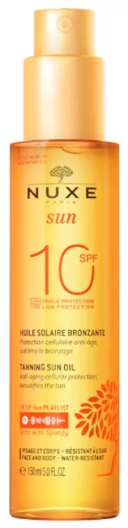 Nuxe Sun Aceite Bronceador SPF10 Spray 150 ml