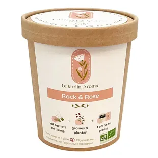 The Aromatic Garden Rock & Rose Bustine di tè in vaso x12