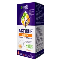 Santé Verte ActiRub Sirop Toux Sèche & Grasse 150ml