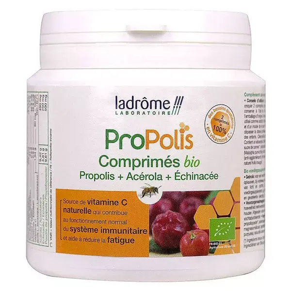 Ladrome tablets Propolis Acerola echinacea Pot 40 tablets