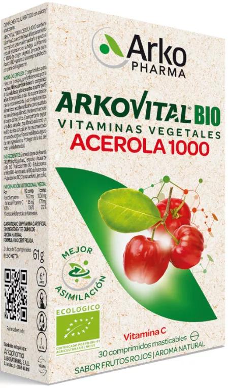 Arkopharma Arkovital Acerola 30 Comprimidos