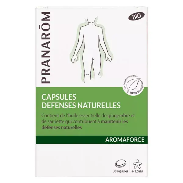 Pranarom Aromaforce Défenses Naturelles Bio 30 capsules