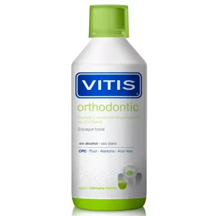 Vitis mouthwash Orthodontic taste Apple Mint 500 ml