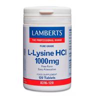 Lamberts L-Lisina HCI 1000mg 120 Tabletas