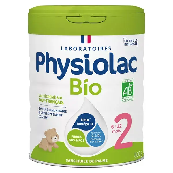Physiolac Bio Latte dai 6 ai 12 Mesi 800 gr