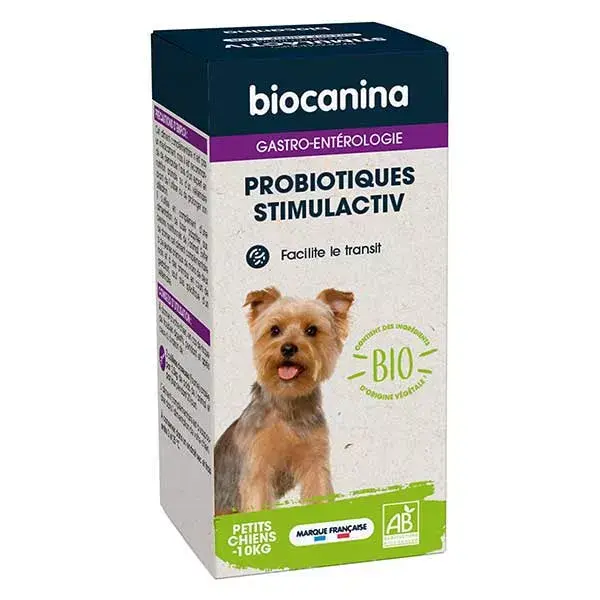Biocanina Gastro-Entérologie Probiotique Stimulactiv Petit Chien -10kg Bio 57g