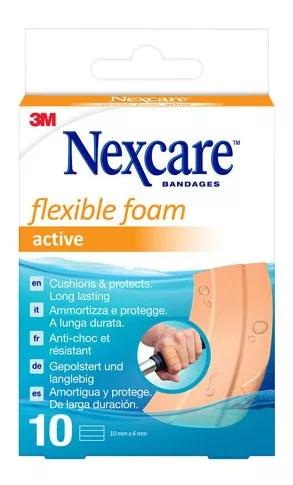 3M Nexcare Active Tiras 10 mm x 6 mm 10 uds