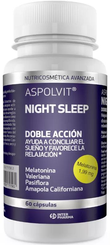 Aspolvit Night Sleep 60 Cápsulas
