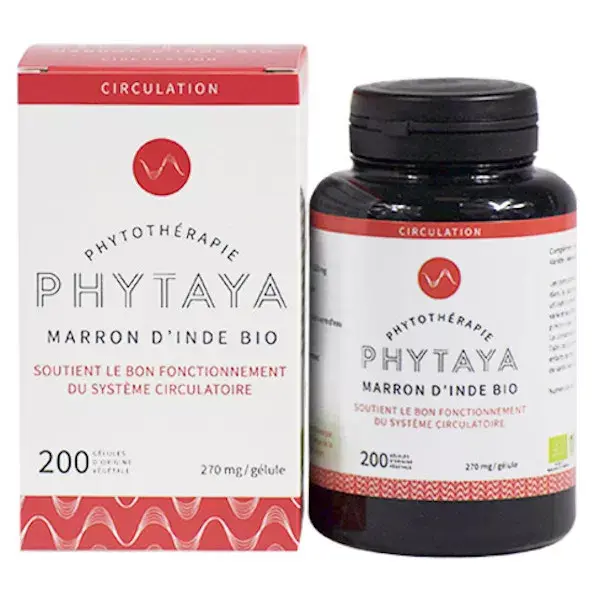 Phytaya Circulation Marron d'Inde Bio 200 gélules