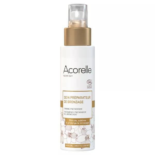 Acorelle Solaire Soin Préparateur de Bronzage Bio 100ml