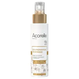 Acorelle Solaire Soin Préparateur de Bronzage Bio 100ml