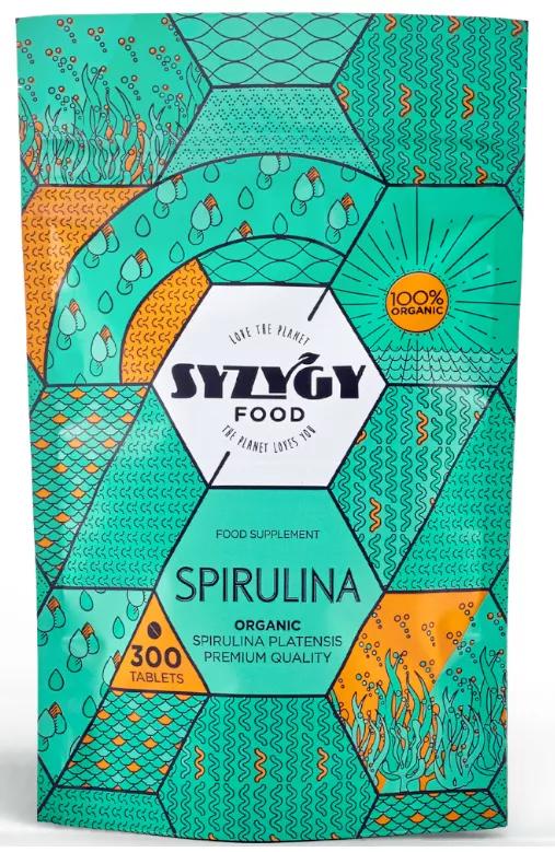 Syzygy Food Spirulina Ecológica 300 Tabletes