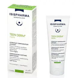 Isispharma Teen Derm Hydra Hydratant Compensateur Apaisant 40ml