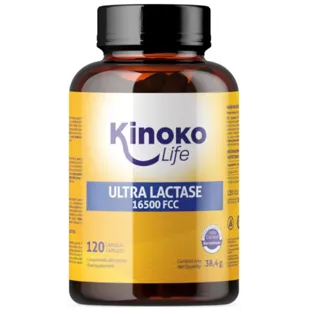 Kinoko Life Lactase 16500 FCC 120 Capsules