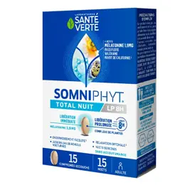 Santé Verte Somniphyt Total Nuit LP 1,9mg 15 comprimés