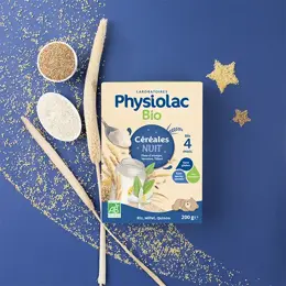 Physiolac Bio Céréales Nuit 4M+ 200g