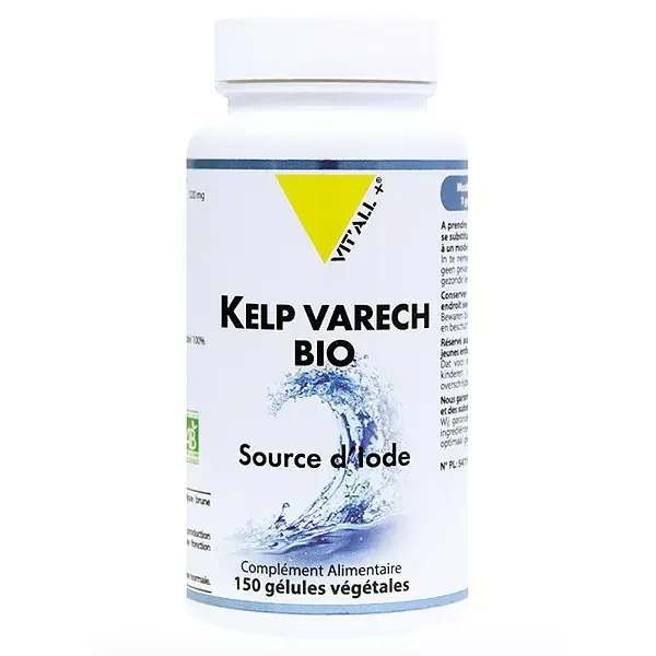 Vit'all+ Kelp Varech Bio 150 gélules végétales