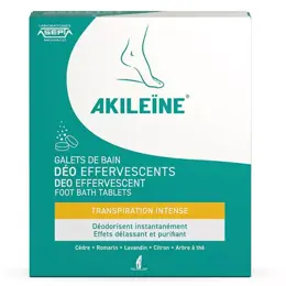 Akileine Galets de Bain Déo-Effervescents boite de 7