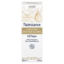 Natessance Lift'Argan Crème Légère Anti-Age Global Bio 50ml