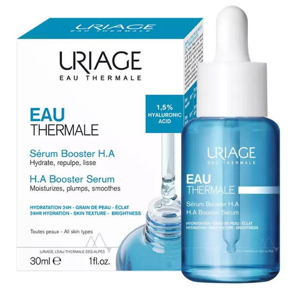 Uriage Eau Thermale H.A Booster Serum Moisturizing Smoothing Plumping 30ml