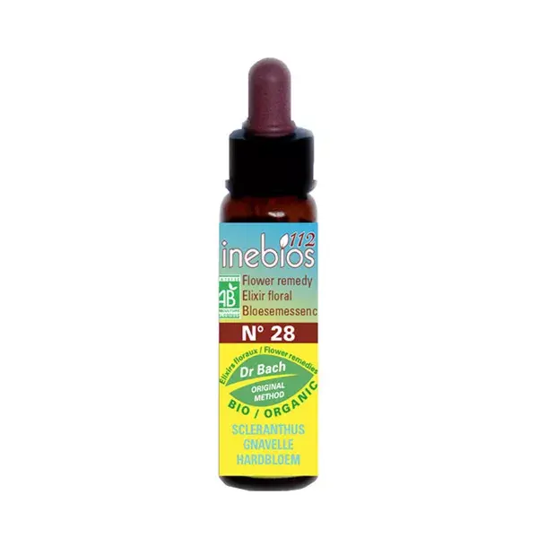 Inebios Fleur de Bach n°28 Scleranthus - Gnavelle Bio 10ml