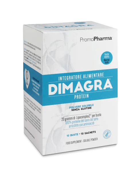 Dimagra Protein Integratore Di Proteine Massa Muscolare Gusto Neutro 10 Buste