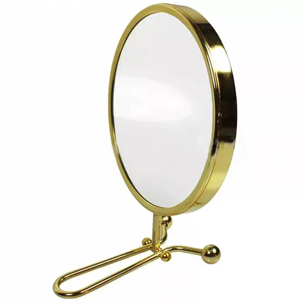 Vitry espejo 3 bolas plegable Grossissant oro x 5 18 cm