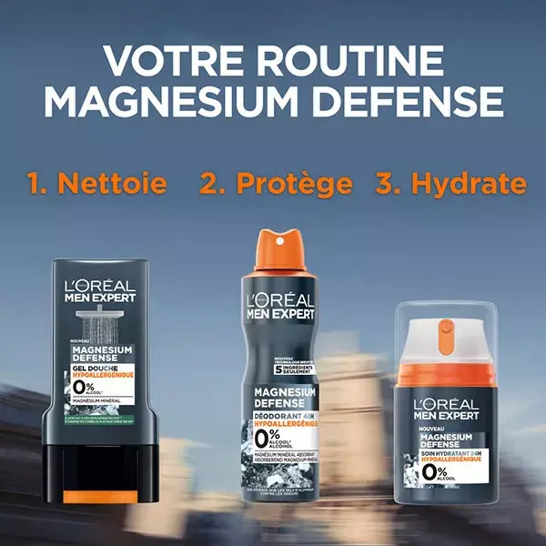 L'Oréal Paris Men Expert Magnesium Defense Desodorante Spray 48h 150ml
