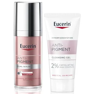 Eucerin Anti-Pigment Dual Serum 30 ml + GIFT Reinigungsgel in Minigröße