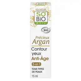 So'Bio Étic Précieux Argan Contour Yeux Lèvres Anti-Âge 15ml