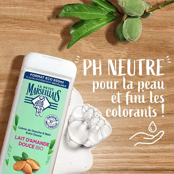 Le Petit Marseillais Douche & Bain Crème Extra Doux Amande Douce 650ml