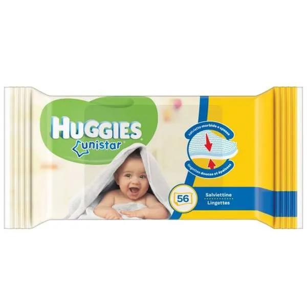 Huggies Unistar Salviettine Umide rinfrescanti 56 Pezzi